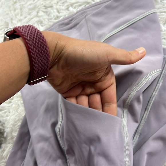 Lululemon Power Thru High-Rise Tight 25" Mauve Grey - Picture 4 of 7
